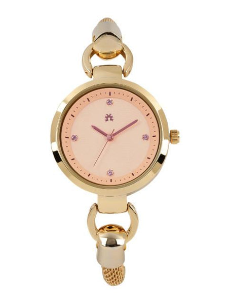 Arumkick Rose Gold-Toned Analogue Watch