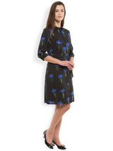 Rosyalps Black Printed Shirt Dress